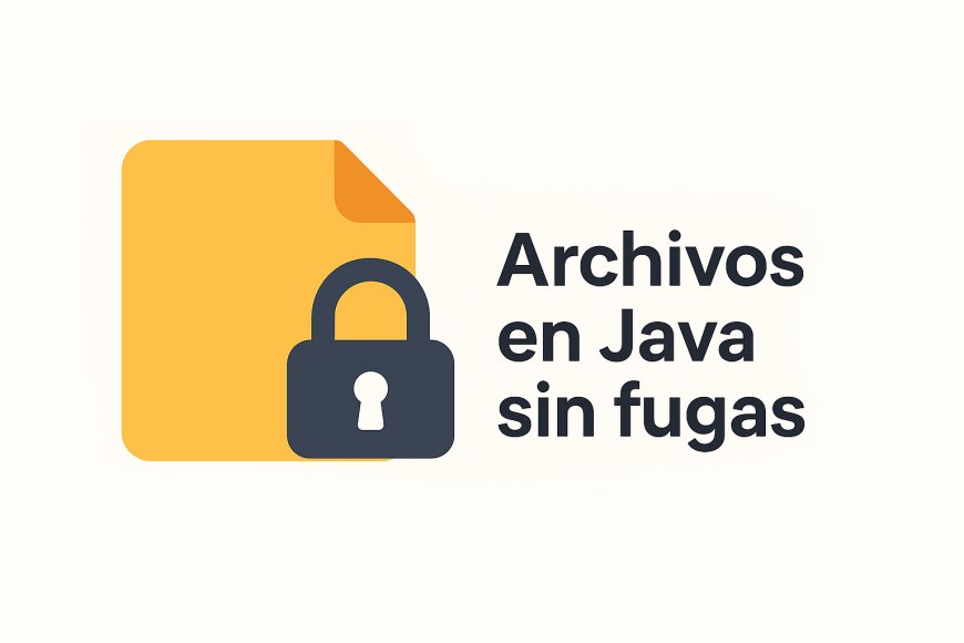 Archivos en Java sin complicaciones: cómo leer y escribir de forma segura